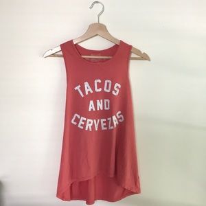 Original Retro Brand | Tacos and cervezas tank top